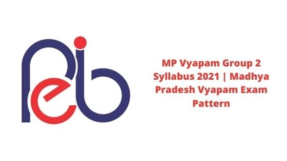 MP Vyapam Group 2 Syllabus 2021