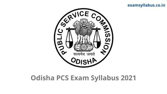 Odisha PSC Assistant Professor Syllabus 2021